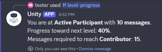 Level Progress Screenshot