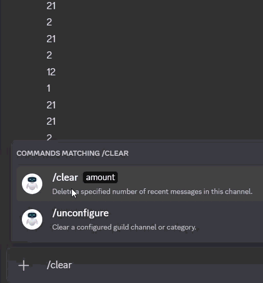 Clear Messages Demo