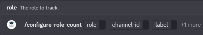 Role Count Screenshot